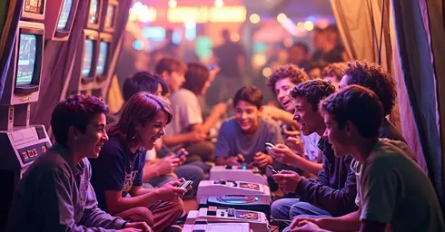 Retro Gaming Tent Gallery