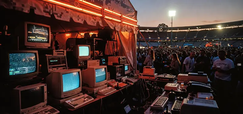 Retro Gaming Tent